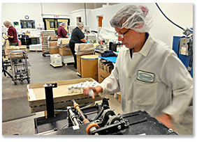 Hillestad factory labeling operations